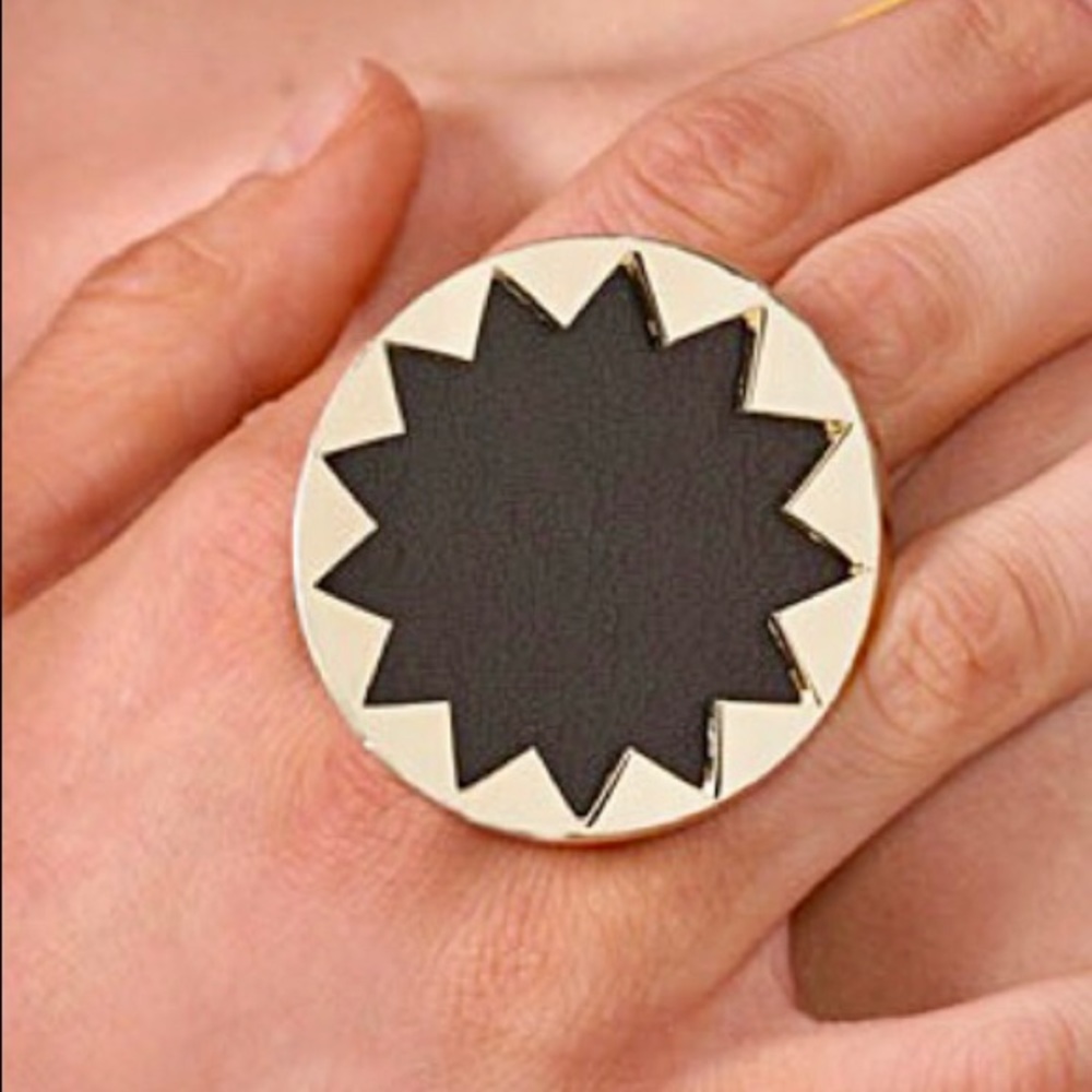 House of Harlow Sunburst Cocktail Ring